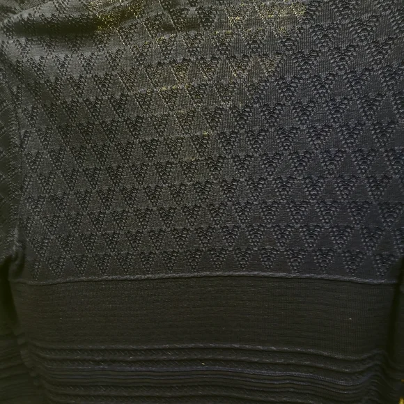 SOLD St. John Cardigan, Griffith Gray For St. John, Knit, Navy, Size 4 - Picture 5 of 12